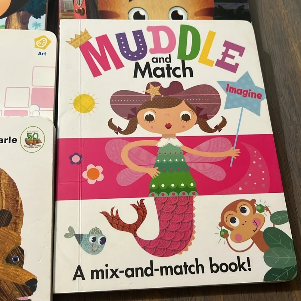 CHILDREN’S BOARD BOOKS SET OF 8 new kids books learning #69